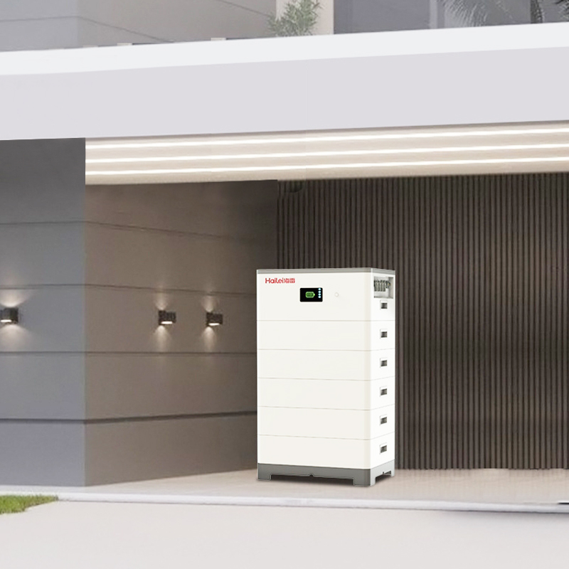 แบตเตอรี่ลิเธียม LFP แรงดันสูง 15KWh ซ้อนกับ BCU