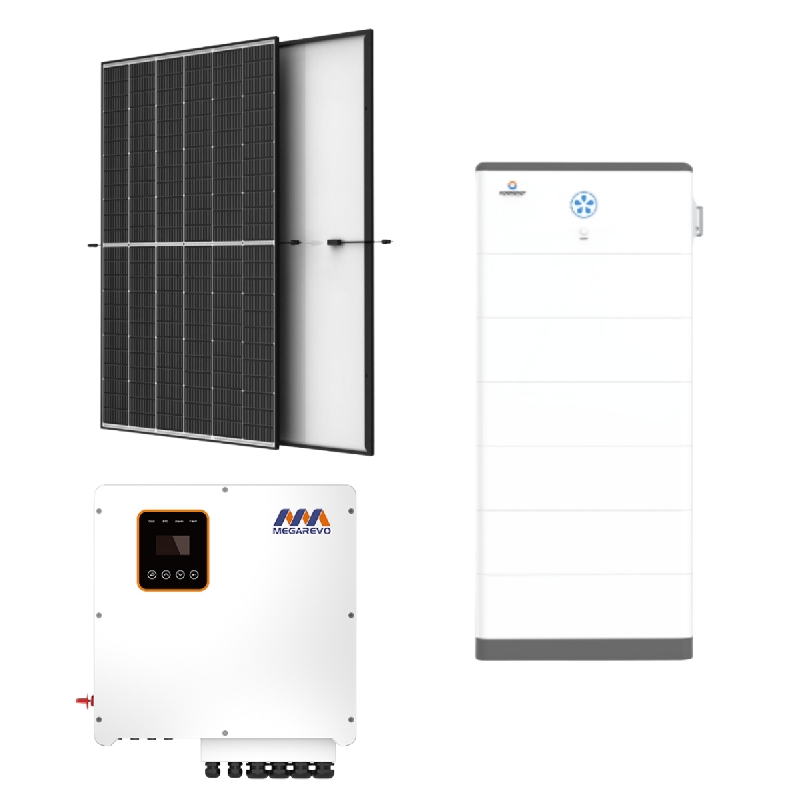 ชุดไฟฟ้าโซลาร์เซลล์ 8KW พร้อมที่เก็บข้อมูล 10KWh